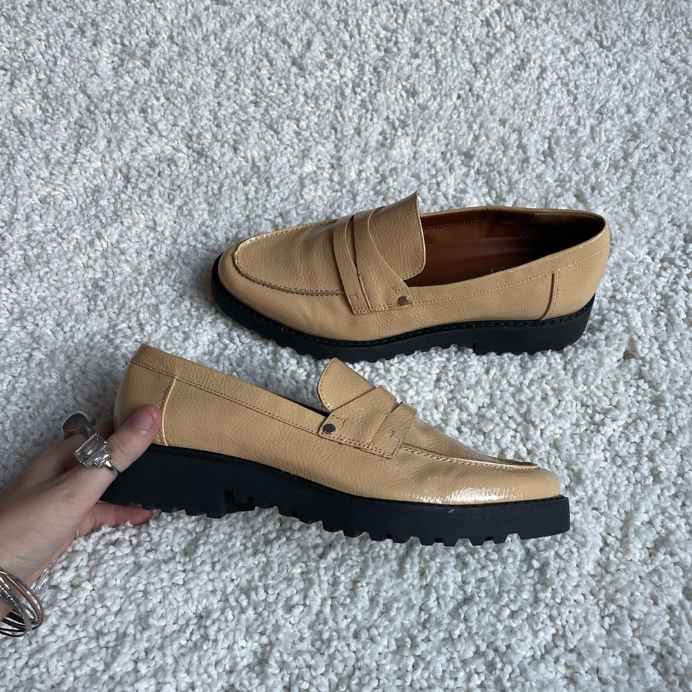 Franco Sarto Patent Leather Loafers